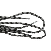 anders. Schnürsenkel Grau/Schwarz 120 cm