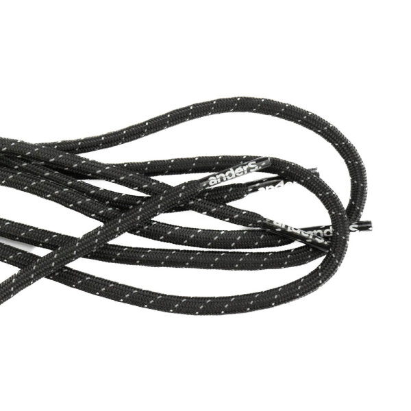 anders. Schnürsenkel Schwarz/Grau 100 cm
