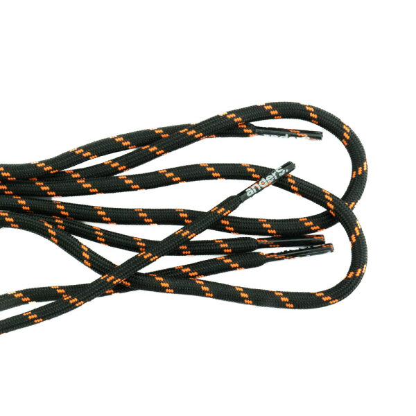 anders. Schnürsenkel Schwarz/Orange 175 cm